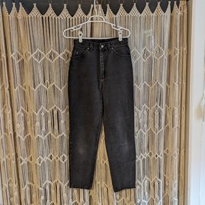 Vintage LL Bean straight black jeans